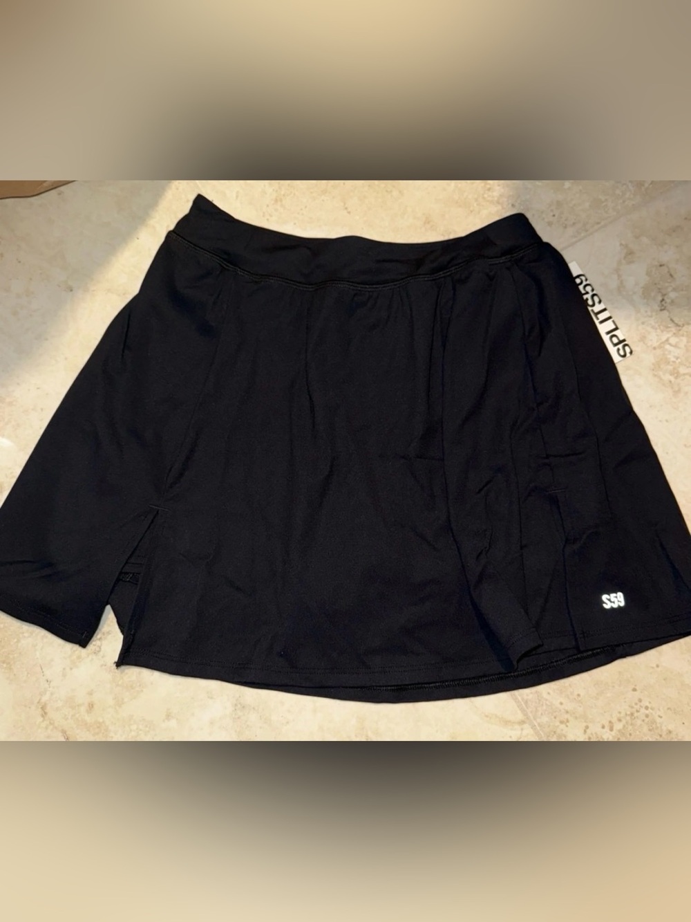 Splits59 Black Athletic Skort